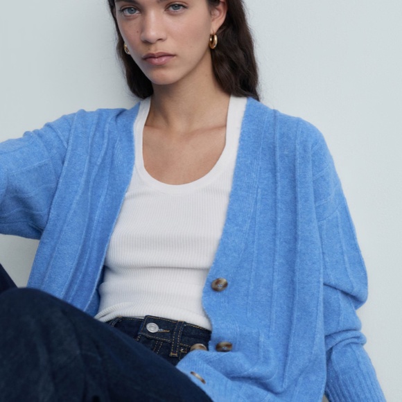 Mango Buttoned Cardigan - Picture 4 of 12